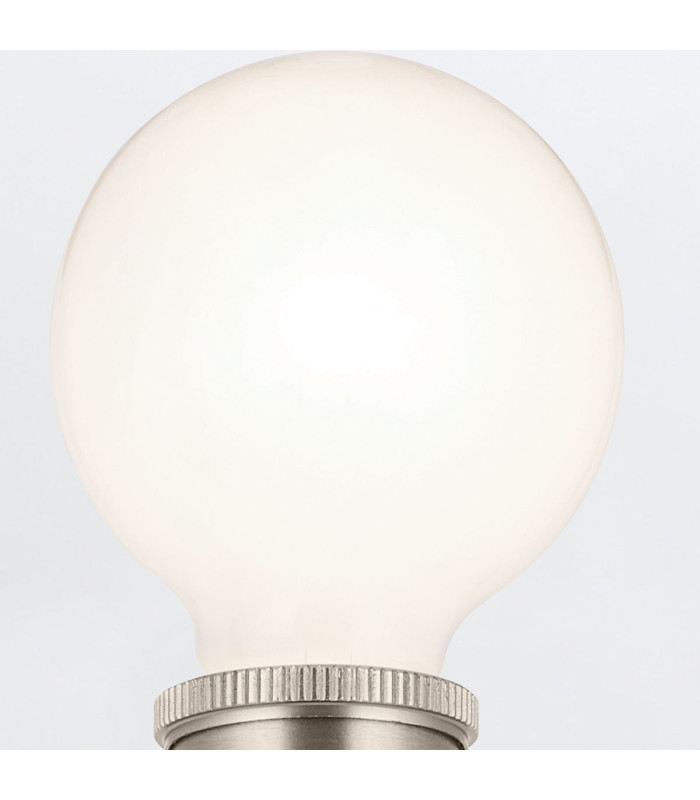 Torche Bathroom Wall Lamp Brushed Nickel IP44-8