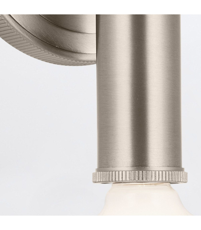 Torche Bathroom Wall Lamp Brushed Nickel IP44-9