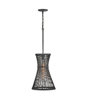 Twyla Wire Frame Pendant Ceiling Light Black-1