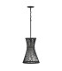 Twyla Wire Frame Pendant Ceiling Light Black-6