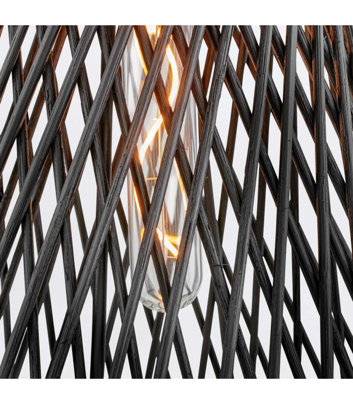 Twyla Wire Frame Pendant Ceiling Light Black-7