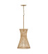 Twyla Wire Frame Pendant Ceiling Light Burnished Gold-1