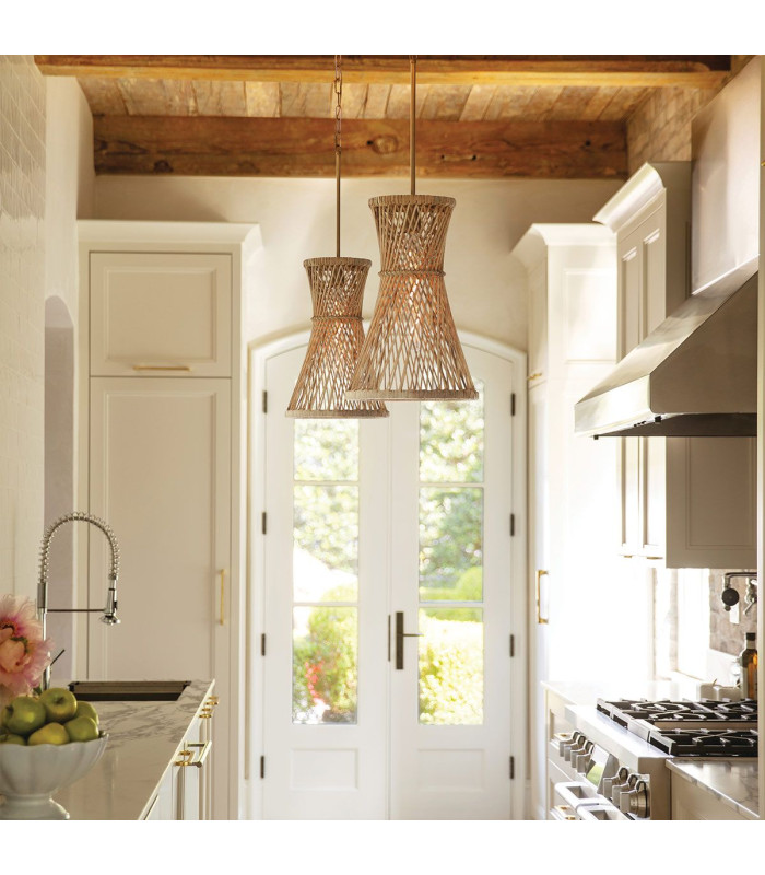Twyla Wire Frame Pendant Ceiling Light Burnished Gold-4
