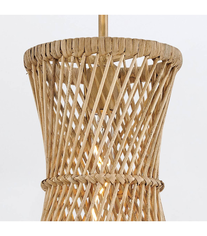 Twyla Wire Frame Pendant Ceiling Light Burnished Gold-8