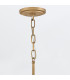 Twyla Wire Frame Pendant Ceiling Light Burnished Gold-9