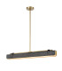 Valise Bar Pendant Ceiling Light Vintage Brass Tuxedo Leather-1