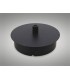 Ceiling Box Matt Black, c, w Cable Grip, Earth Wire & 3 Pole Terminal Block - 2
