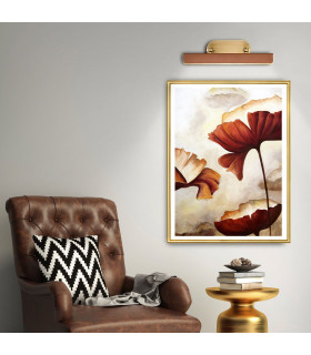 Valise Medium Picture Light Vintage Brass Cognac Leather-2