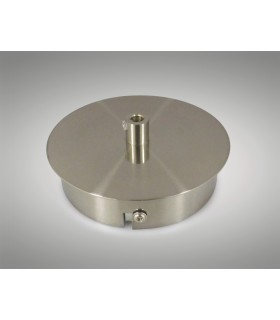 Ceiling Box Satin Nickel, c, w Cable Grip, Earth Wire & 3 Pole Terminal Block - 2