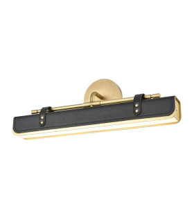 Valise Picture Light Vintage Brass Tuxedo Leather-1