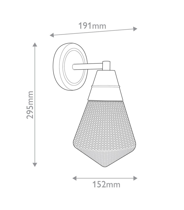 Willard Wall Lamp Urban Bronze-3