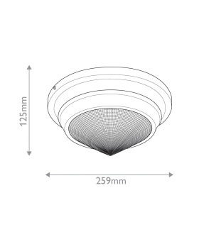 Willard Bowl Semi Flush Ceiling Light Vintage Brass-2
