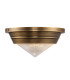 Willard Bowl Semi Flush Ceiling Light Vintage Brass-3