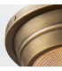 Willard Bowl Semi Flush Ceiling Light Vintage Brass-7