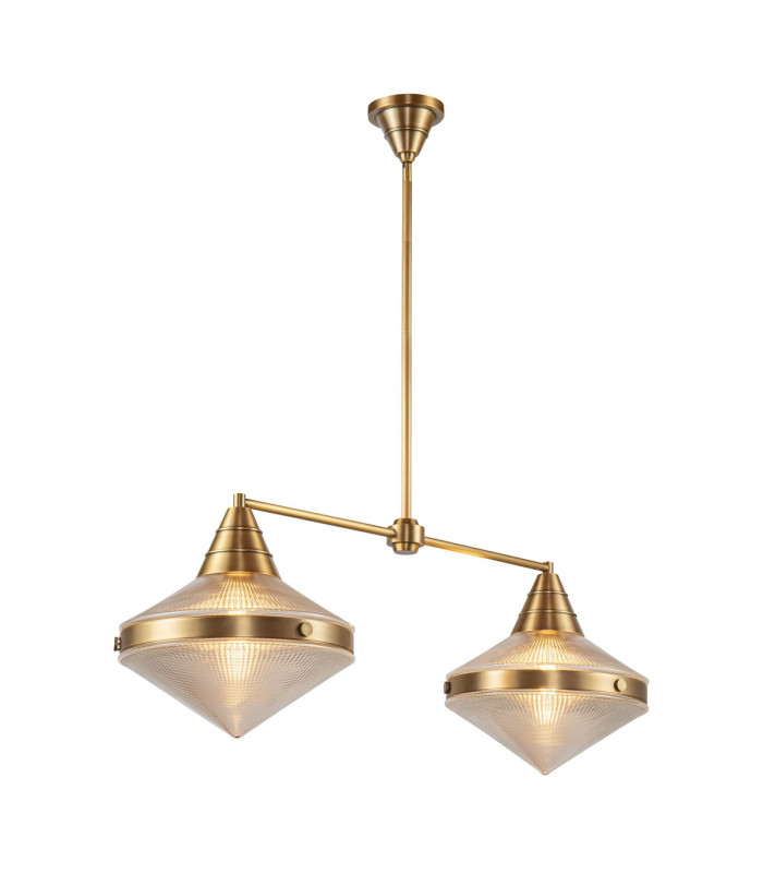 Willard Bar Pendant Ceiling Light Vintage Brass-4