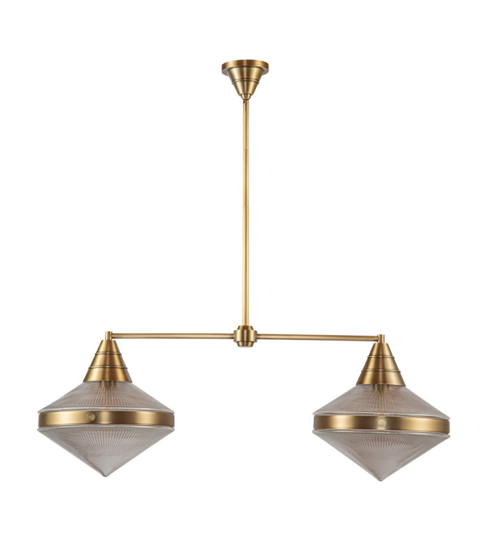 Willard Bar Pendant Ceiling Light Vintage Brass-5