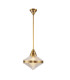 Willard Dome Pendant Ceiling Light Vintage Brass-3
