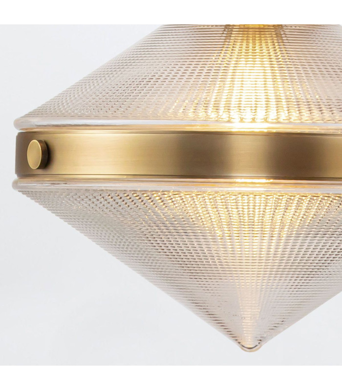 Willard Dome Pendant Ceiling Light Vintage Brass-5