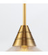Willard Dome Pendant Ceiling Light Vintage Brass-8