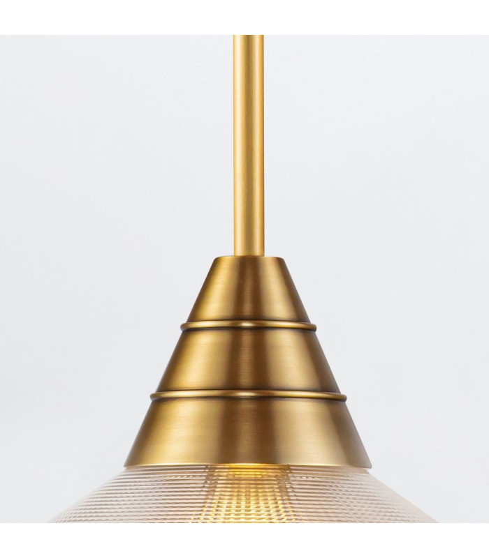 Willard Dome Pendant Ceiling Light Vintage Brass-8