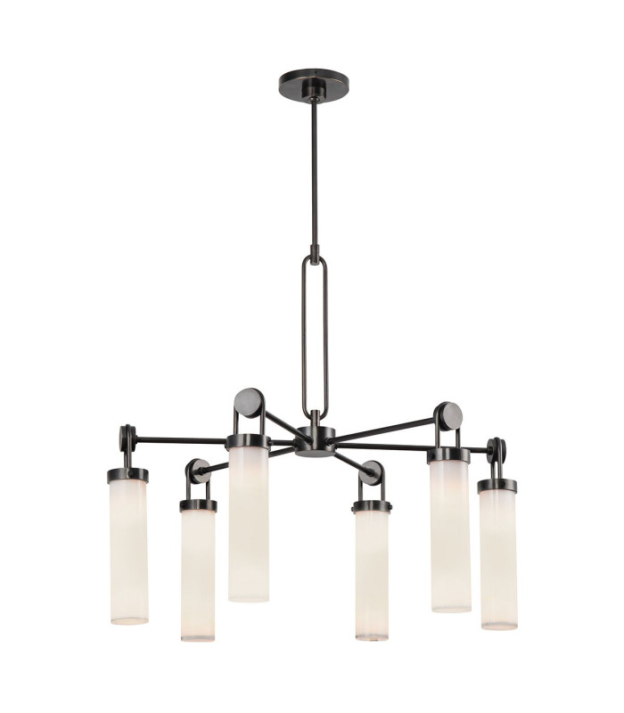 Wynwood 6 Light Multi Arm Pendant Ceiling Light Urban Bronze-1
