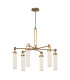 Wynwood 6 Light Multi Arm Pendant Ceiling Light Vintage Brass-1