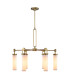 Wynwood 6 Light Multi Arm Pendant Ceiling Light Vintage Brass-5