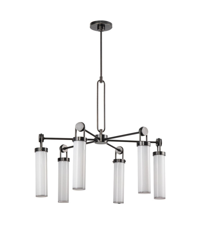Wynwood 6 Light Multi Arm Pendant Ceiling Light Urban Bronze-8
