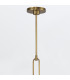 Wynwood 6 Light Multi Arm Pendant Ceiling Light Vintage Brass-9