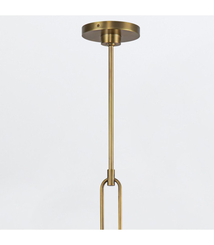 Wynwood 6 Light Multi Arm Pendant Ceiling Light Vintage Brass-9