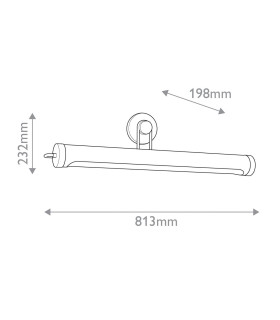 Wynwood Large Picture Light Urban Bronze-2