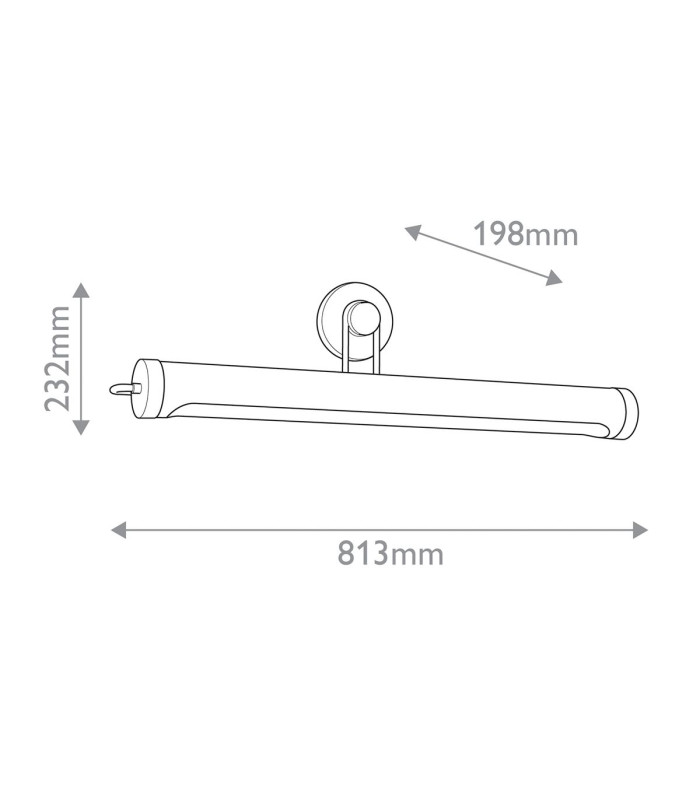 Wynwood Large Picture Light Urban Bronze-2