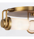 Wynwood Multi Arm Semi Flush Ceiling Lamp Vintage Brass-5