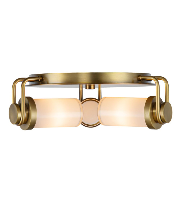 Wynwood Multi Arm Semi Flush Ceiling Lamp Vintage Brass-6