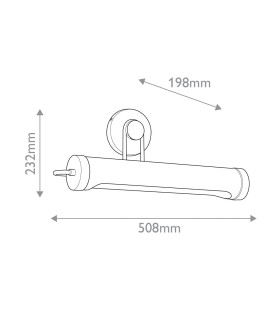Wynwood Medium Picture Light Urban Bronze-2