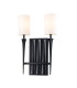 Crest Candle Wall Lamp Matte Black-1