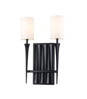 Crest Candle Wall Lamp Matte Black-1