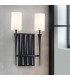 Crest Candle Wall Lamp Matte Black-2