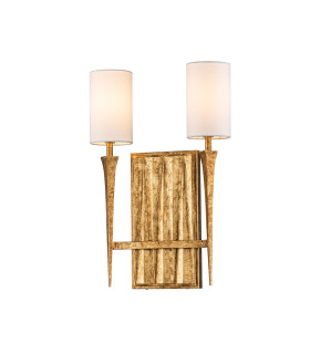 Crest Candle Wall Lamp Gold Leaf-1