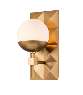 Deco Bathroom Wall Lamp Laquered Gold IP44-1
