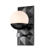 Deco Bathroom Wall Lamp Black IP44-1