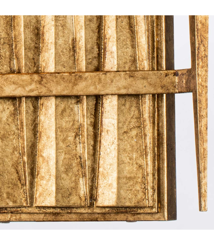 Crest Candle Wall Lamp Gold Leaf-4