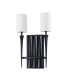 Crest Candle Wall Lamp Matte Black-7