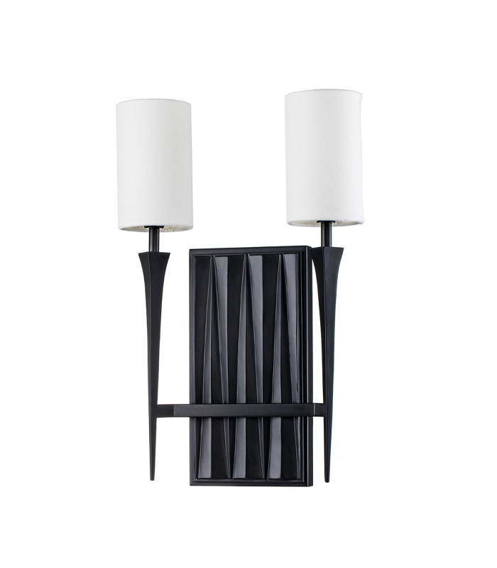 Crest Candle Wall Lamp Matte Black-7