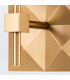 Deco Bathroom Wall Lamp Laquered Gold IP44-6