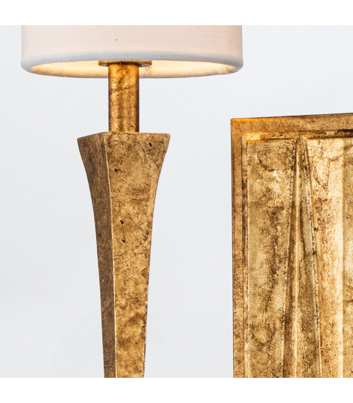 Crest Candle Wall Lamp Gold Leaf-6