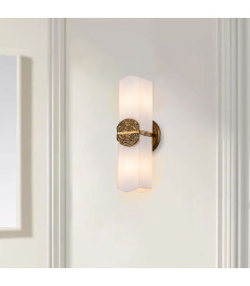 Elan Up & Down Wall Lamp Gold Leaf IP44-2