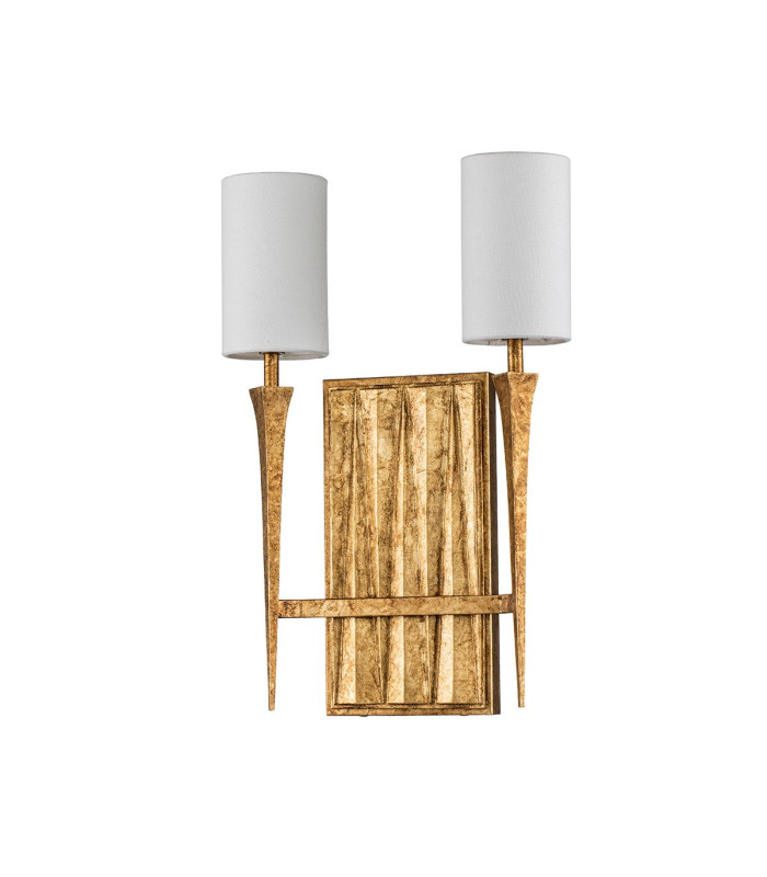 Crest Candle Wall Lamp Gold Leaf-7