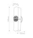 Elan Up & Down Wall Lamp Gold Leaf IP44-3