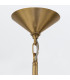 Saucer Dome Pendant Ceiling Light Aged Brass-7